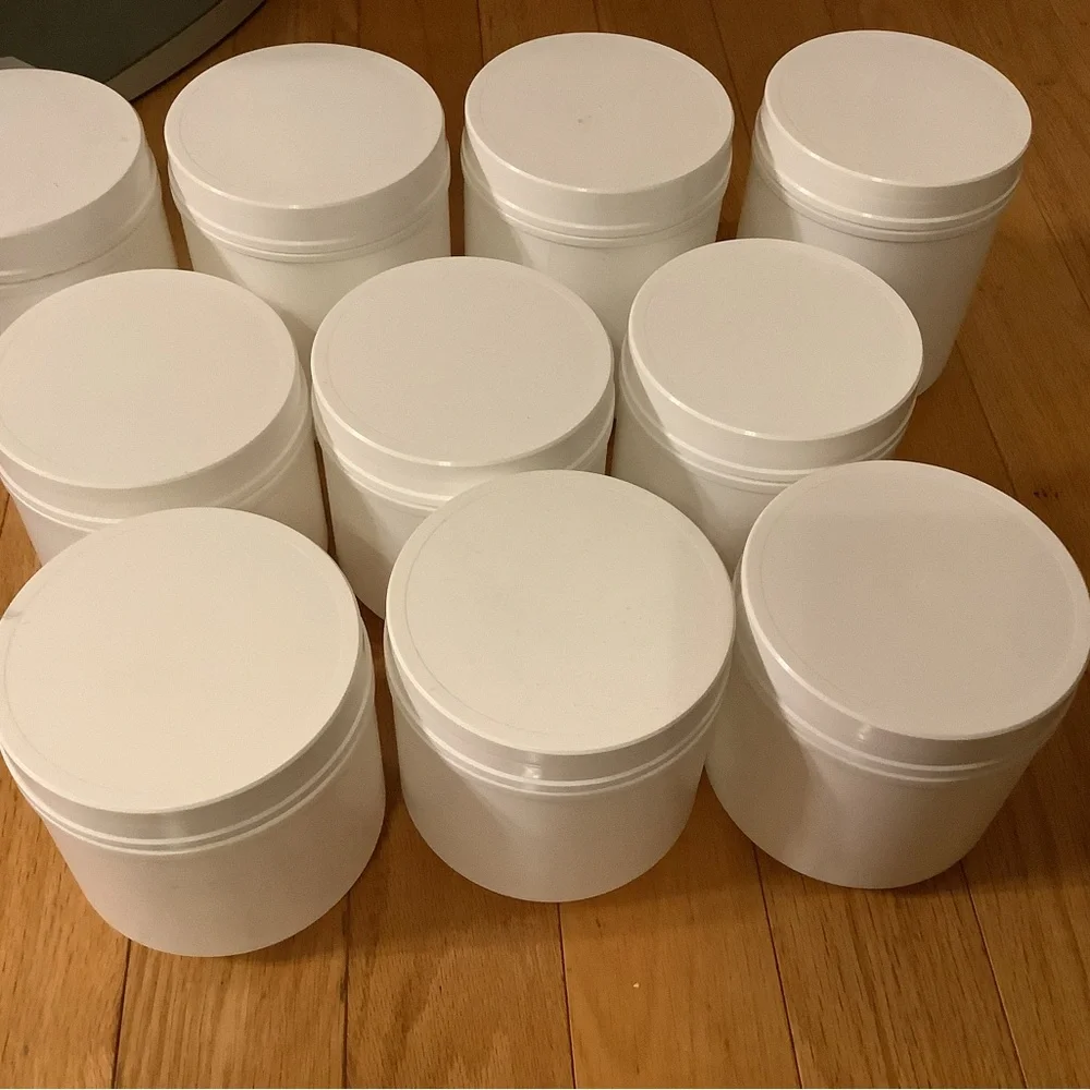 White Storage Containers Set - Picture 1 of 4